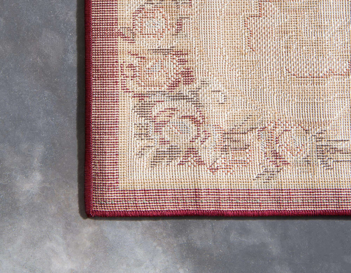 Rechteck Teppich Classic Aubusson in Rot von Hadorn™ - Lifestyle Image