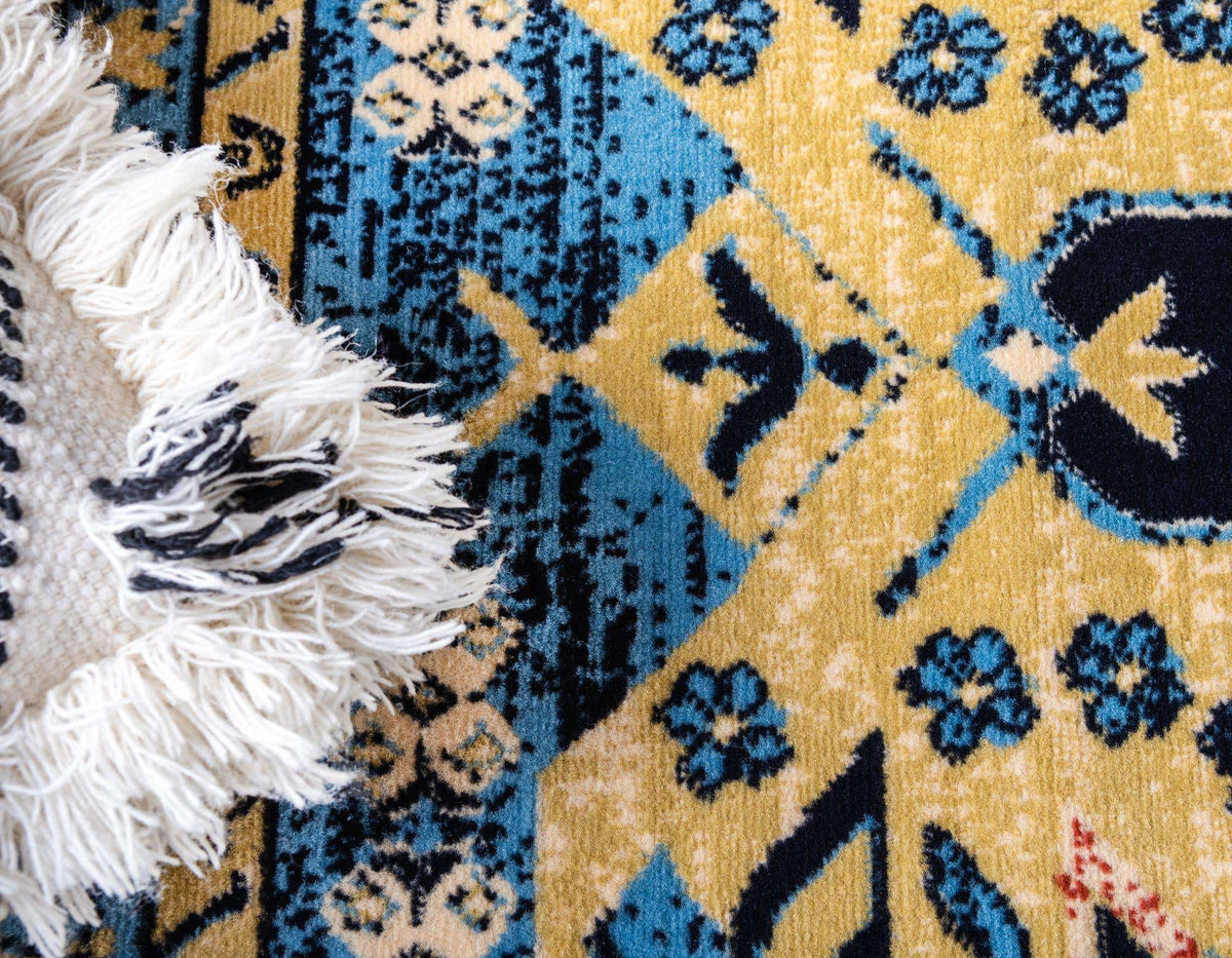 Rechteck Teppich Heriz Design in Hellblau von Hadorn™ - Lifestyle Image