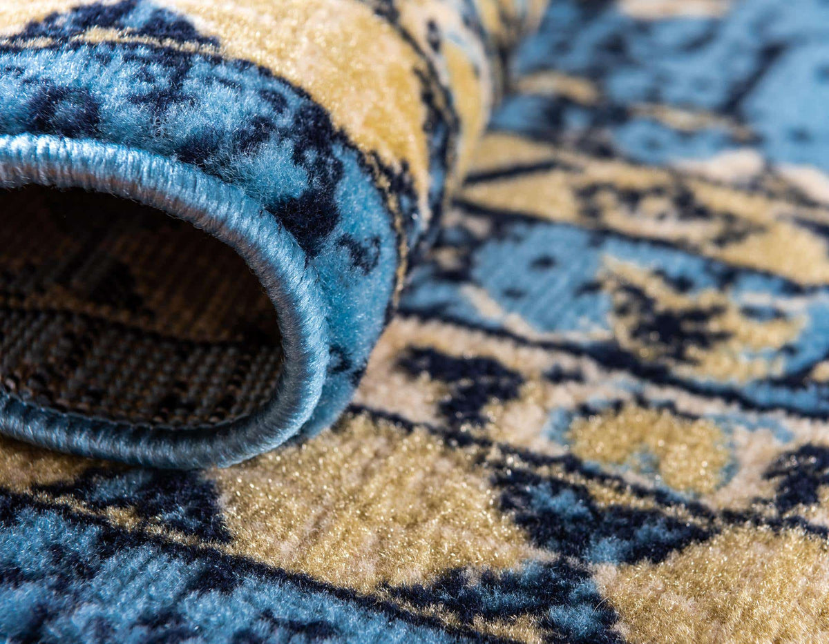 Rechteck Teppich Heriz Design in Hellblau von Hadorn™ - Lifestyle Image