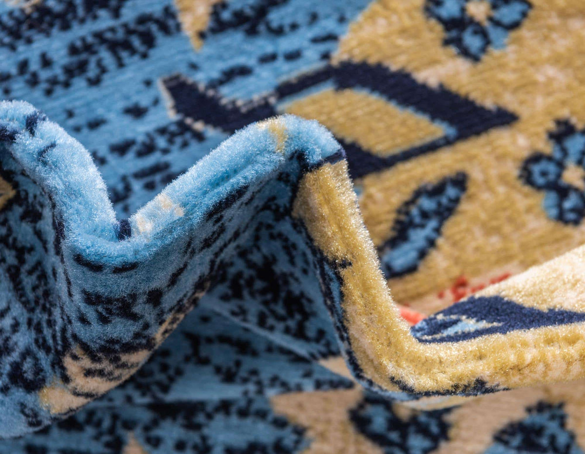 Rechteck Teppich Heriz Design in Hellblau von Hadorn™ - Lifestyle Image
