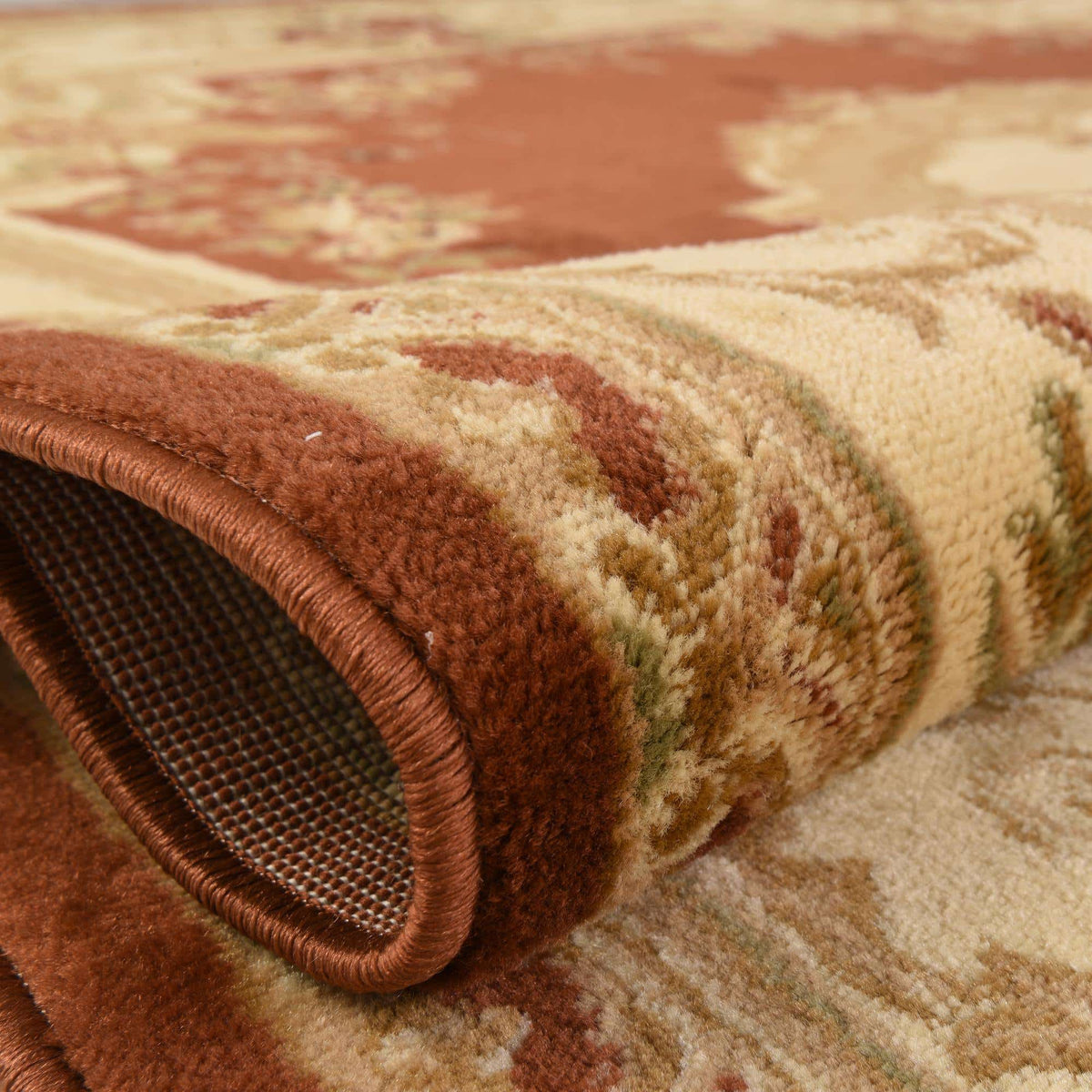 Rechteck Teppich Classic Aubusson in Ziegelrot von Hadorn™ - Lifestyle Image