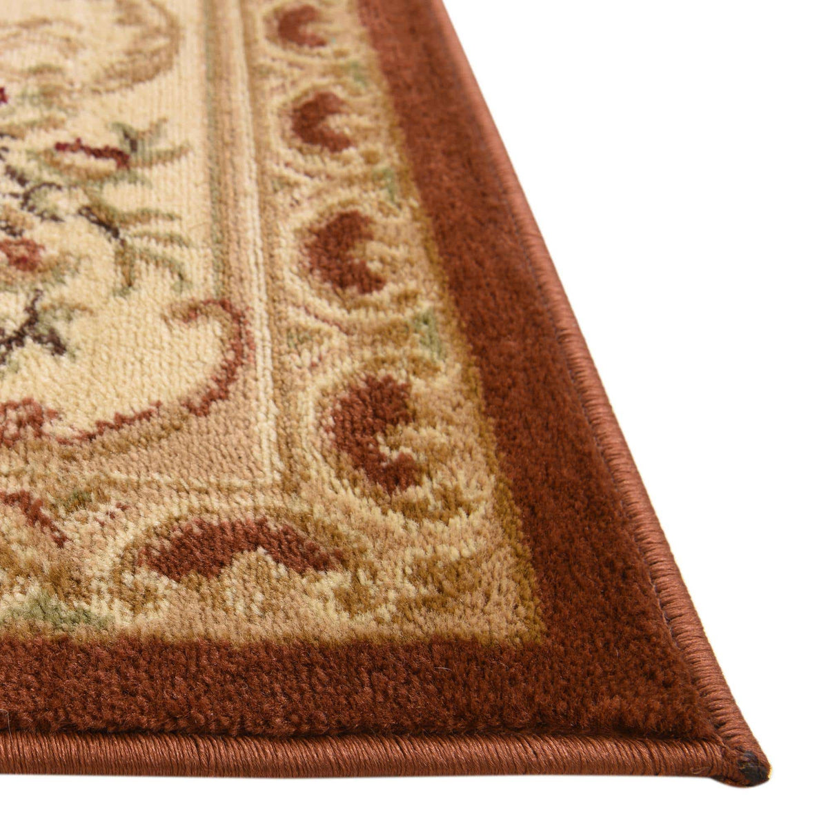 Rechteck Teppich Classic Aubusson in Ziegelrot von Hadorn™ - Lifestyle Image