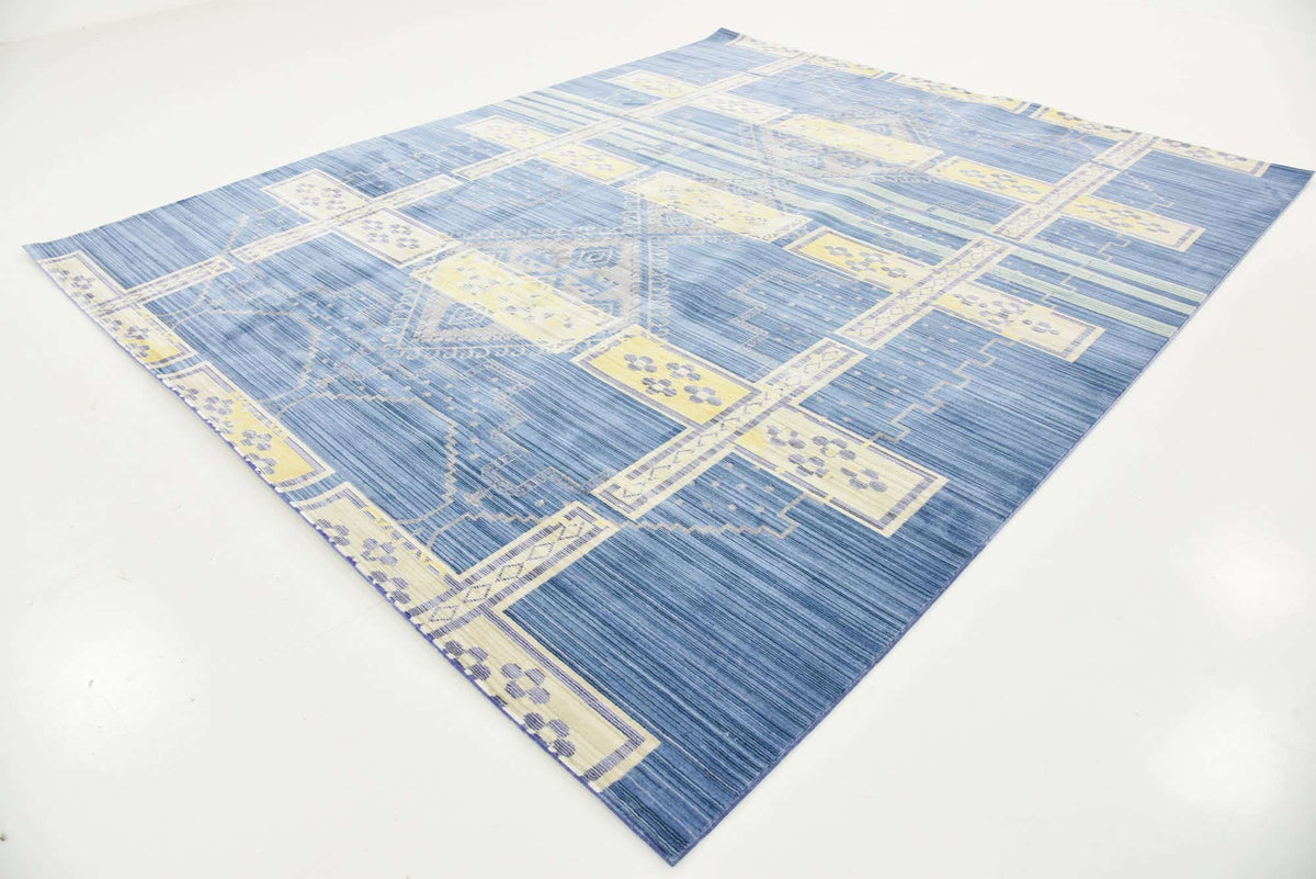 Rechteck Teppich Aqua in Blau von Hadorn™ - Lifestyle Image