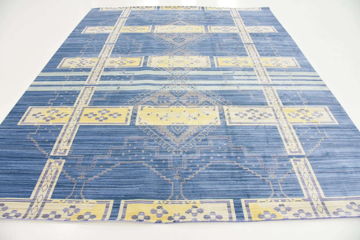 Rechteck Teppich Aqua in Blau von Hadorn™ - Lifestyle Image