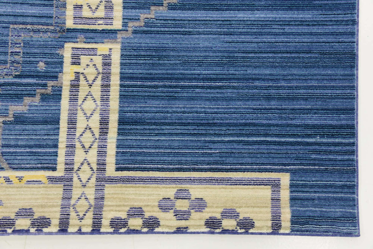 Rechteck Teppich Aqua in Blau von Hadorn™ - Lifestyle Image