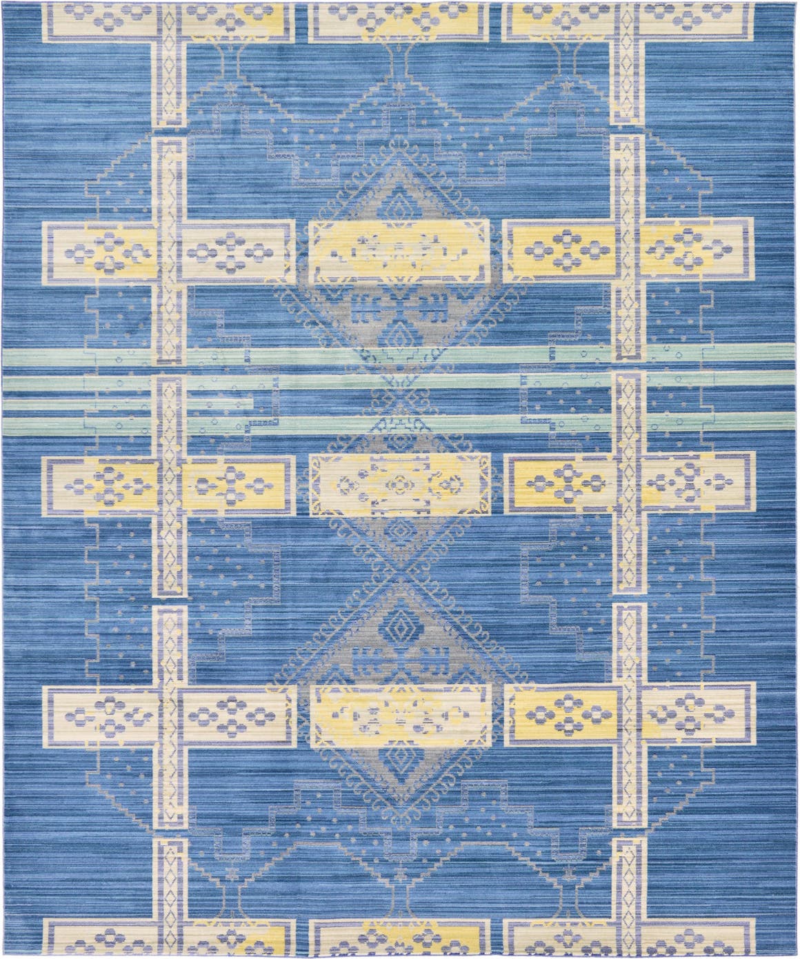 Rechteck Teppich Aqua in Blau von Hadorn™ - Lifestyle Image
