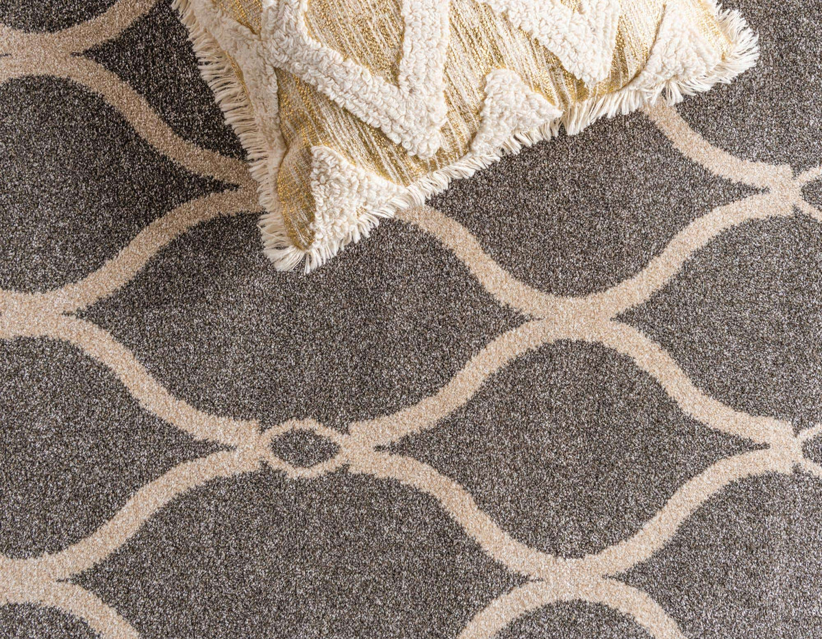 Rechteck Teppich Trellis in Grau von Hadorn™ - Lifestyle Image