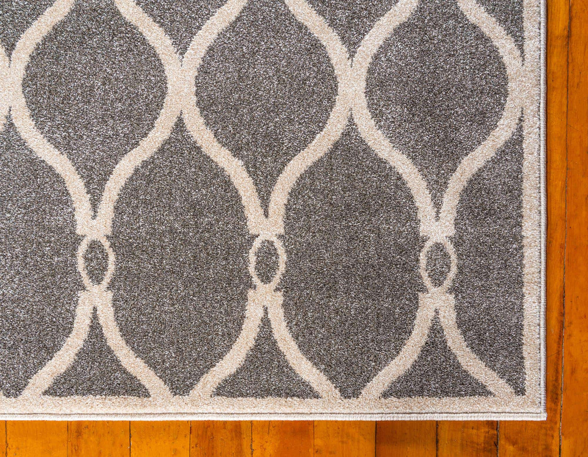 Rechteck Teppich Trellis in Grau von Hadorn™ - Lifestyle Image