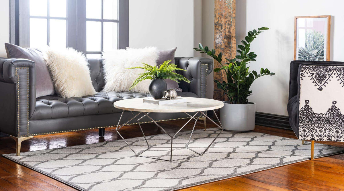 Rechteck Teppich Trellis in Creme von Hadorn™ - Lifestyle Image