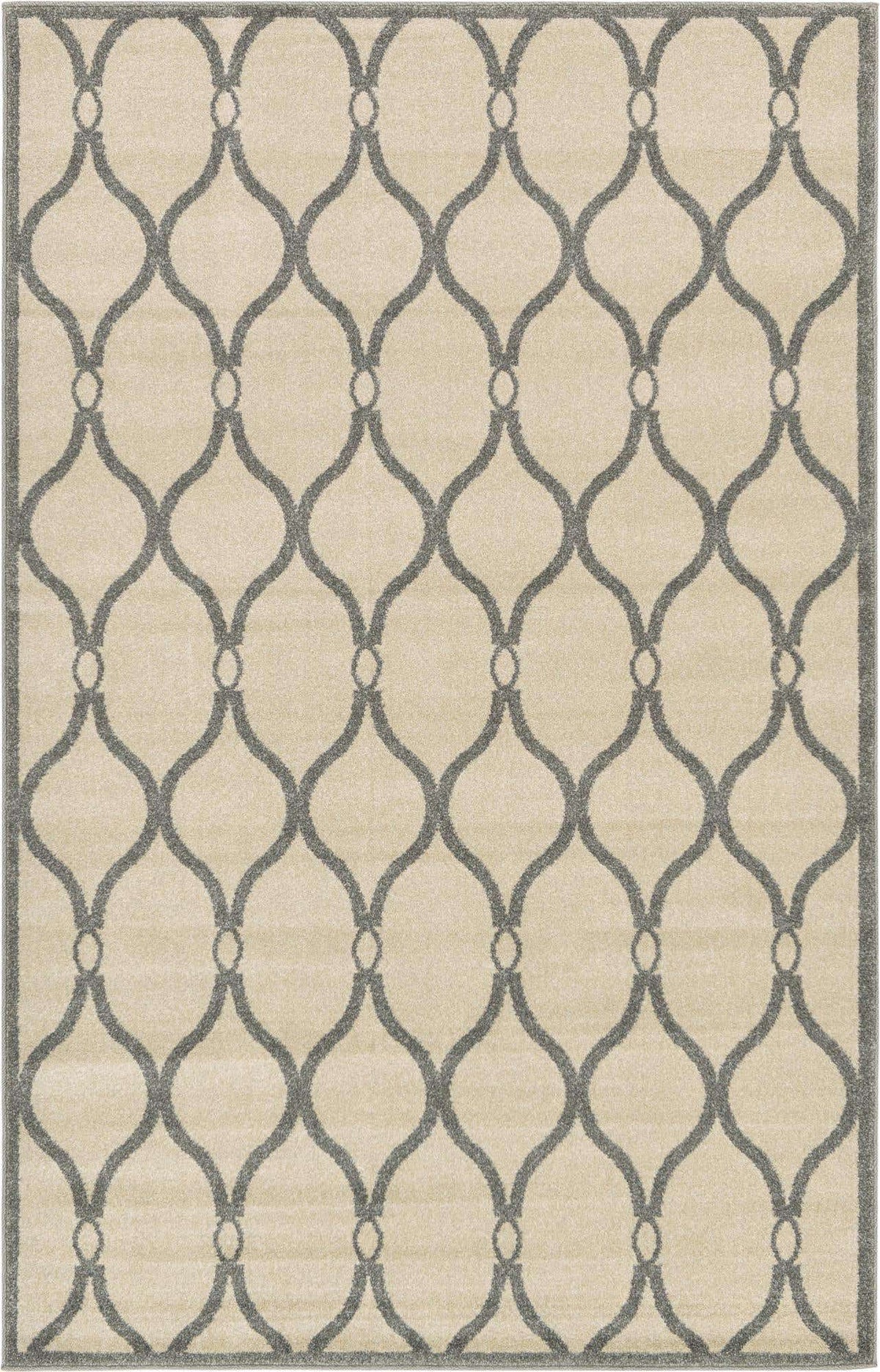 Rechteck Teppich Trellis in Creme von Hadorn™ - Lifestyle Image