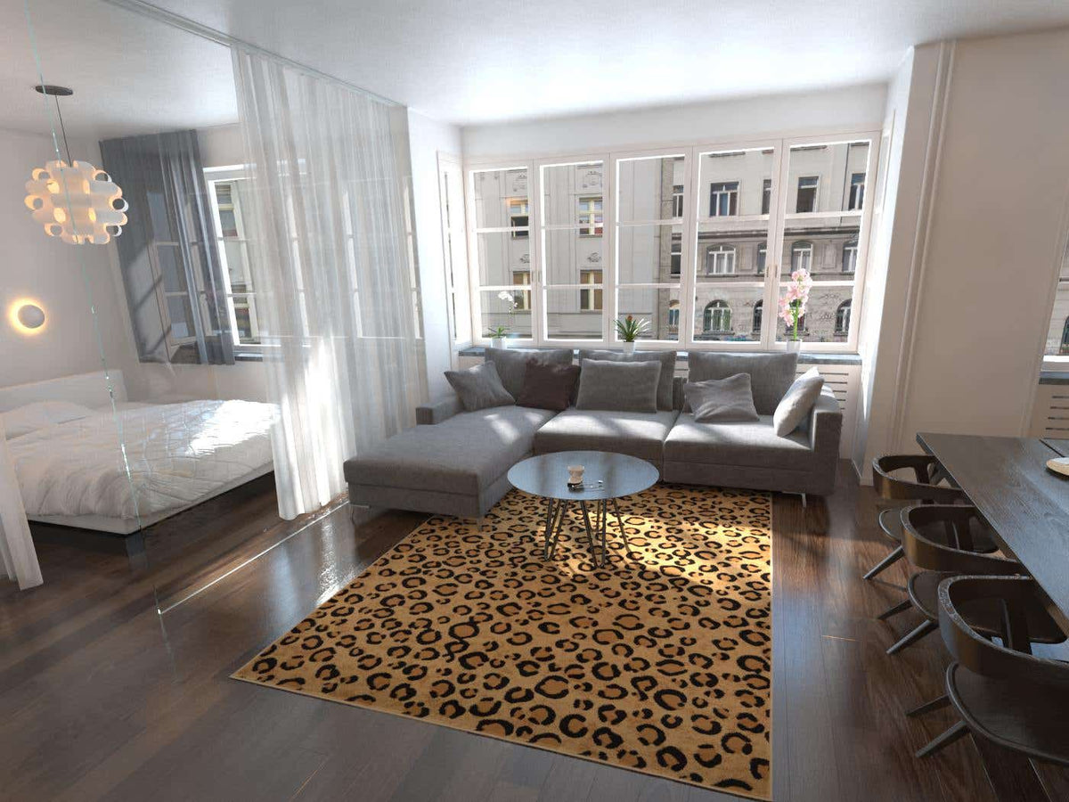 Rechteck Teppich Safari in Hellbraun von Hadorn™ - Lifestyle Image