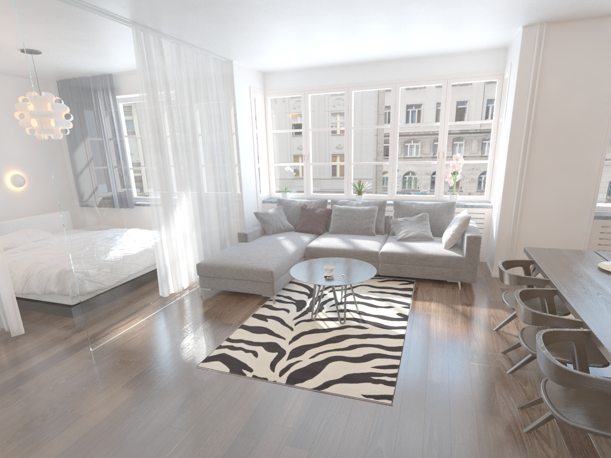 Rechteck Teppich Safari in Beige von Hadorn™ - Lifestyle Image