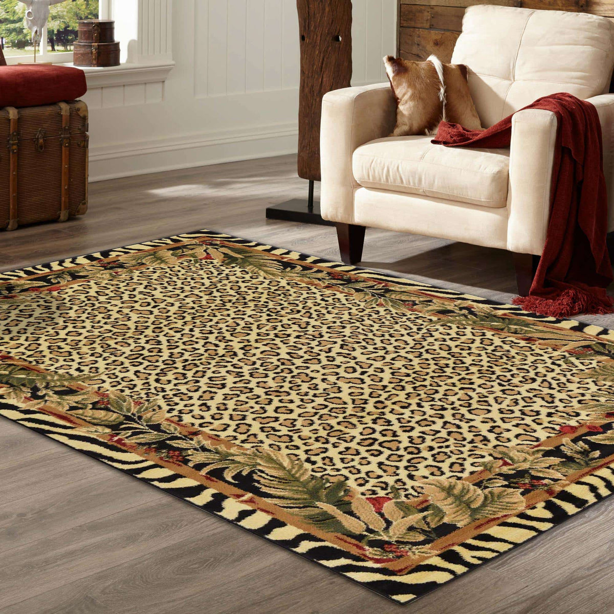 Rechteck Teppich Safari in Creme von Hadorn™ - Lifestyle Image