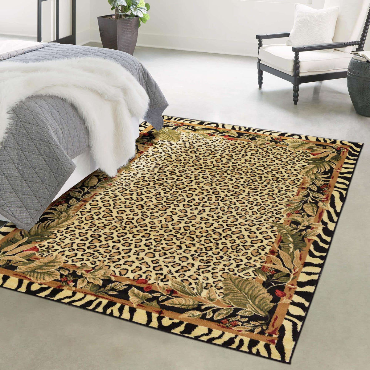 Rechteck Teppich Safari in Creme von Hadorn™ - Lifestyle Image