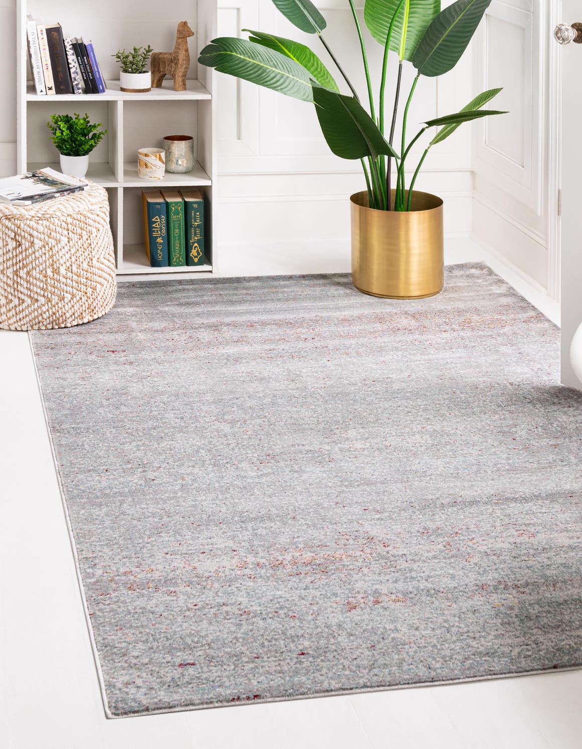 Rechteck Teppich Aqua in Grau von Hadorn™ - Lifestyle Image