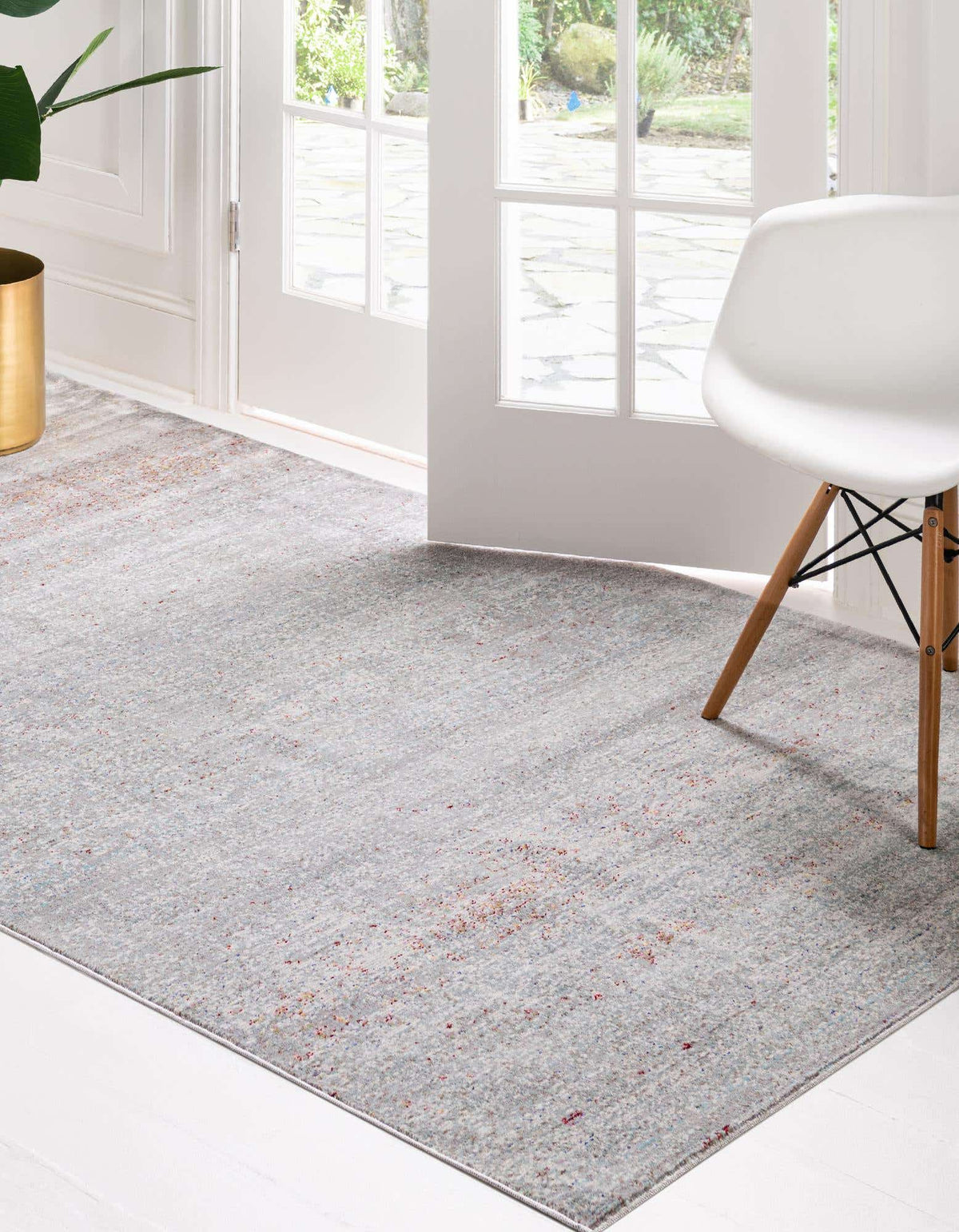 Rechteck Teppich Aqua in Grau von Hadorn™ - Lifestyle Image