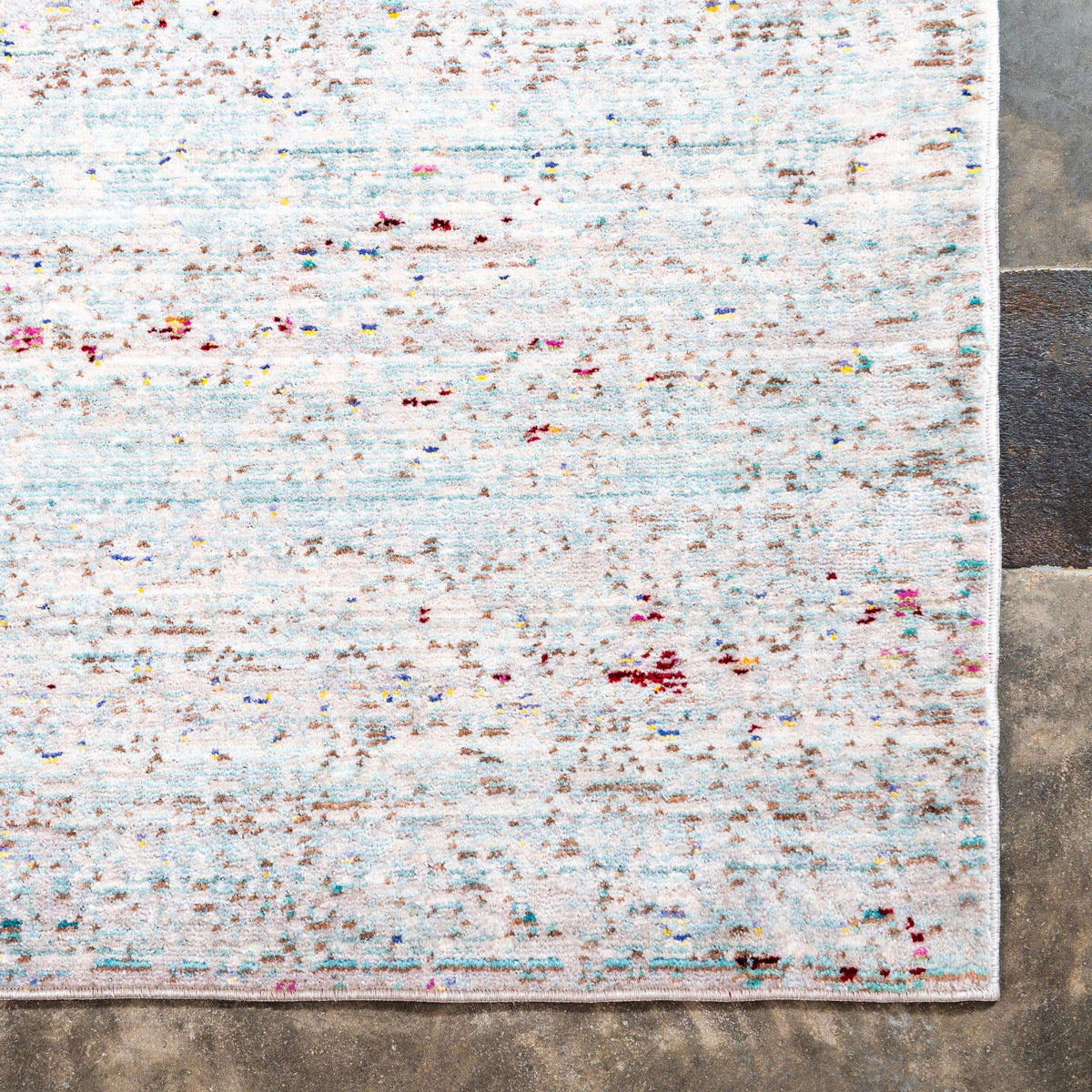 Rechteck Teppich Aqua in Grau von Hadorn™ - Lifestyle Image