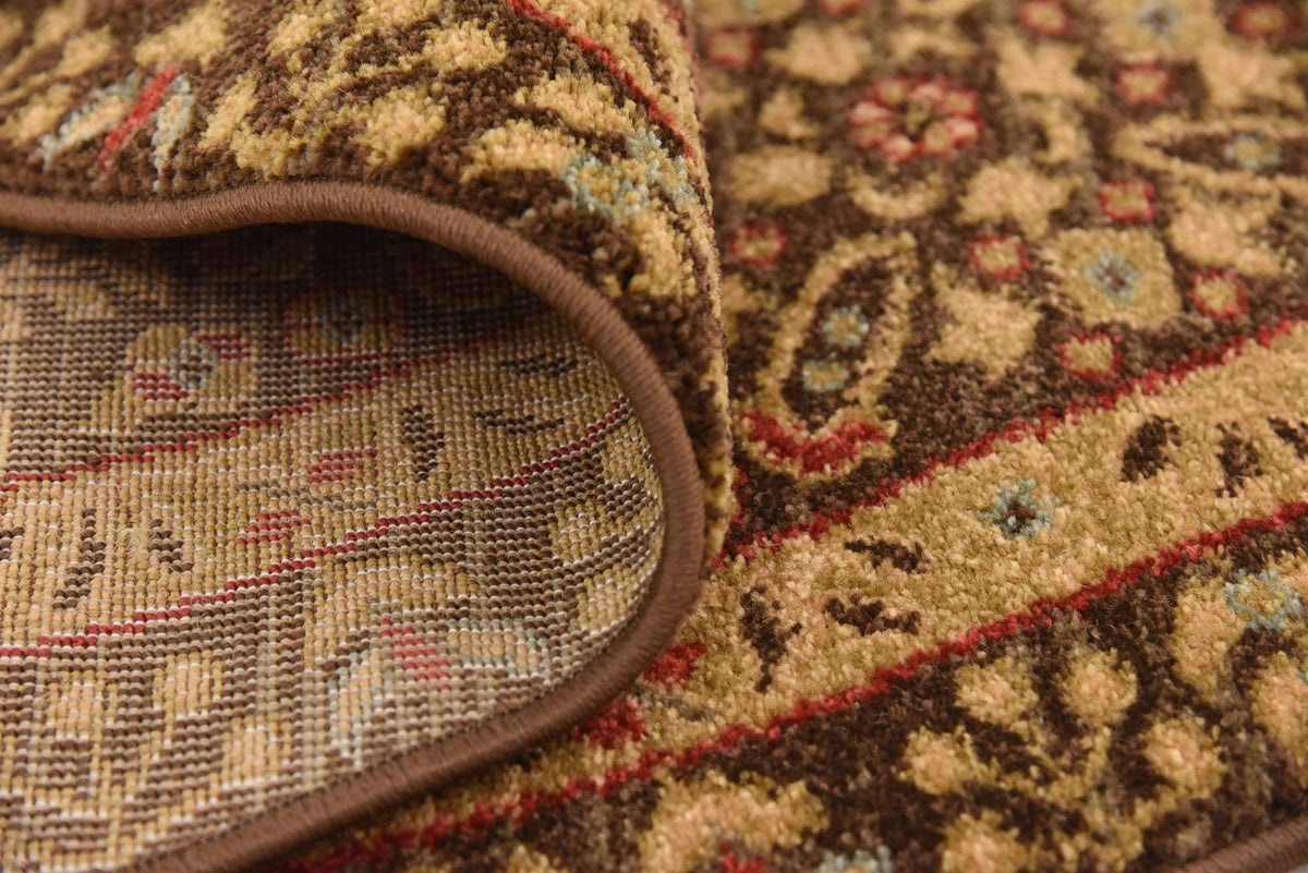 Rund Teppich Mamluk in Braun von Hadorn™ - Lifestyle Image