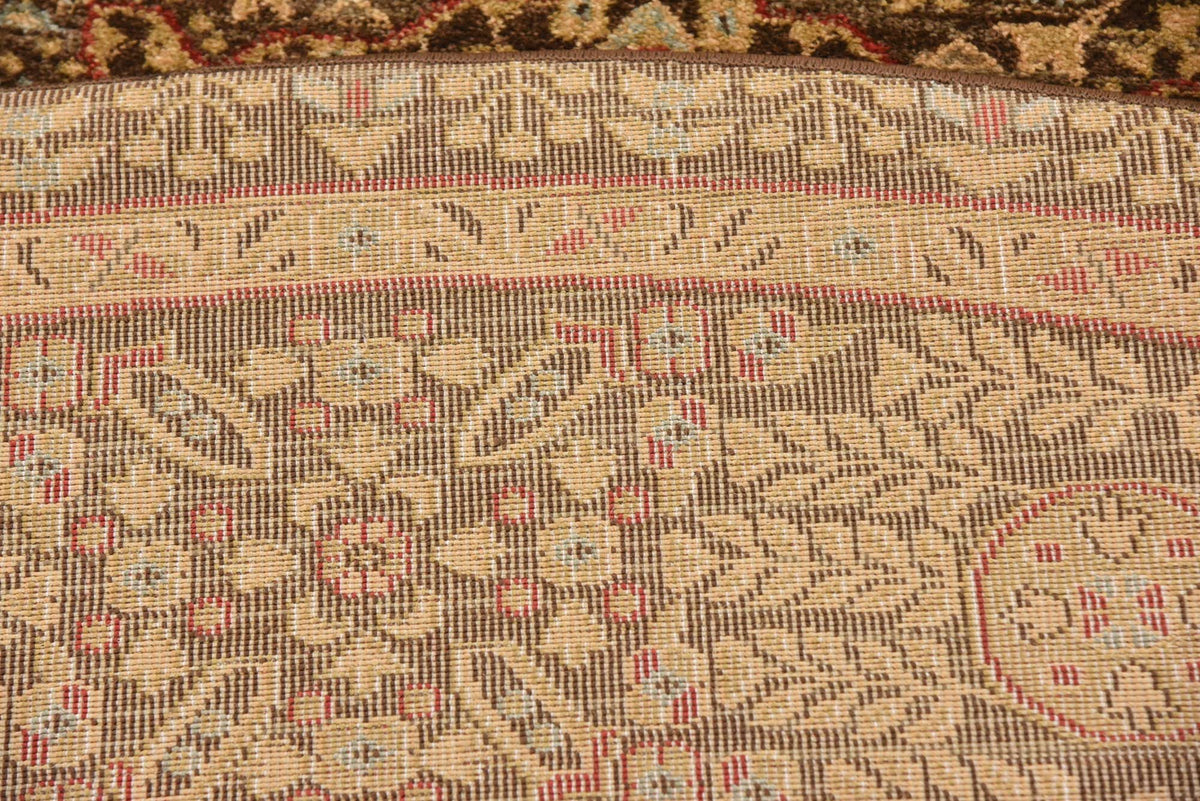 Rund Teppich Mamluk in Braun von Hadorn™ - Lifestyle Image
