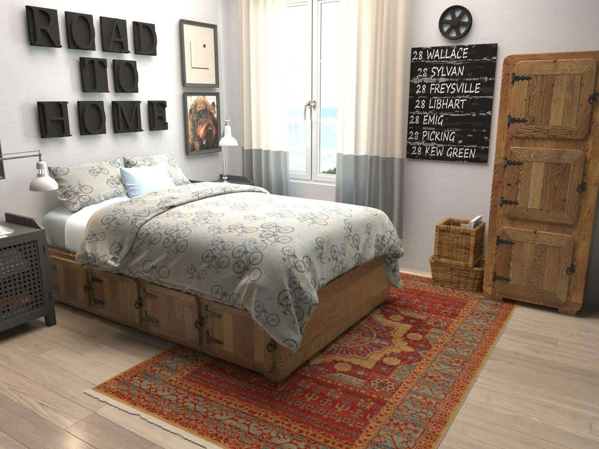 Rechteck Teppich Mamluk in Rot von Hadorn™ - Lifestyle Image