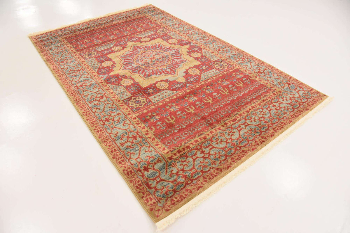 Rechteck Teppich Mamluk in Rot von Hadorn™ - Lifestyle Image