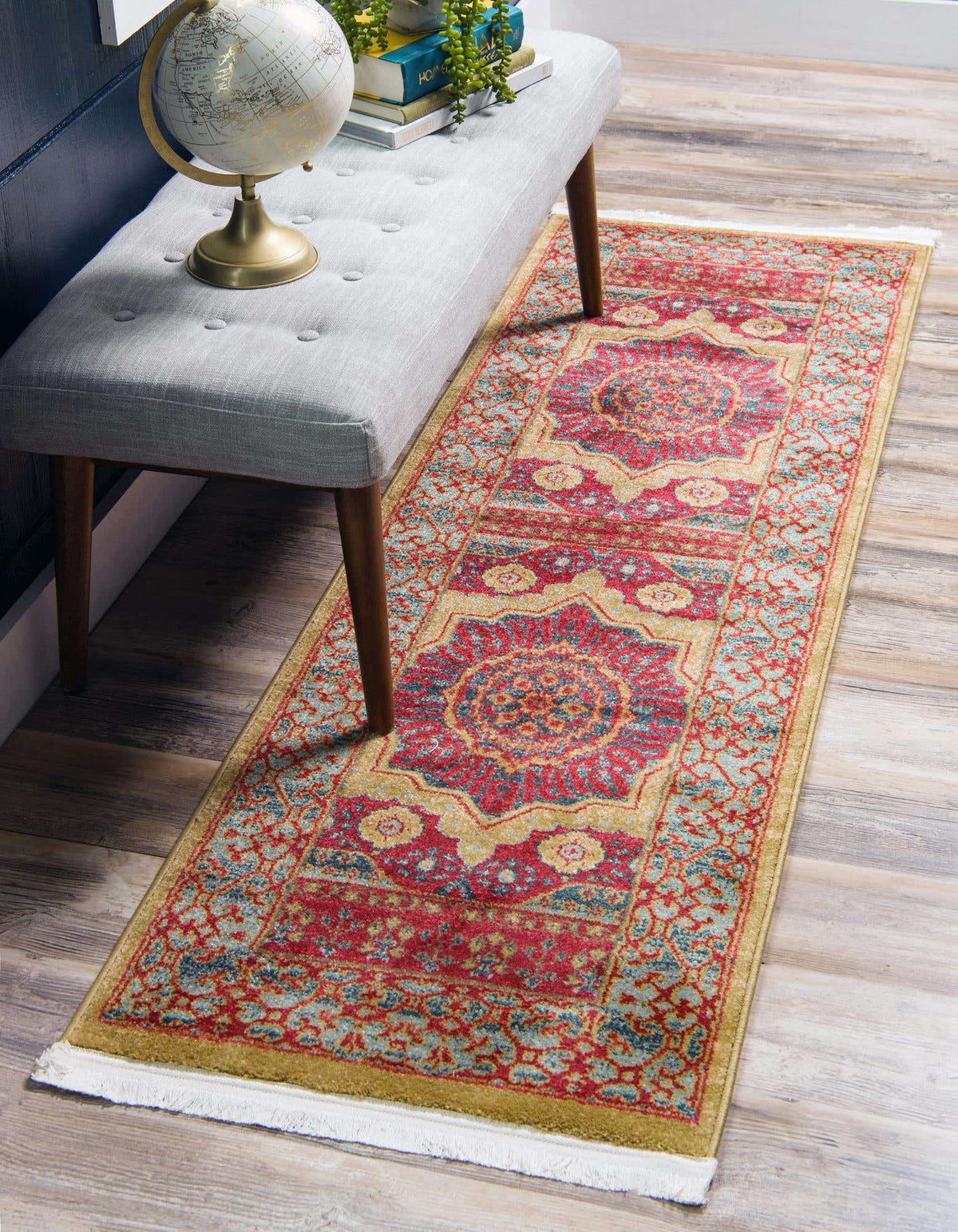 Läufer Teppich Mamluk in Rot von Hadorn™ - Lifestyle Image