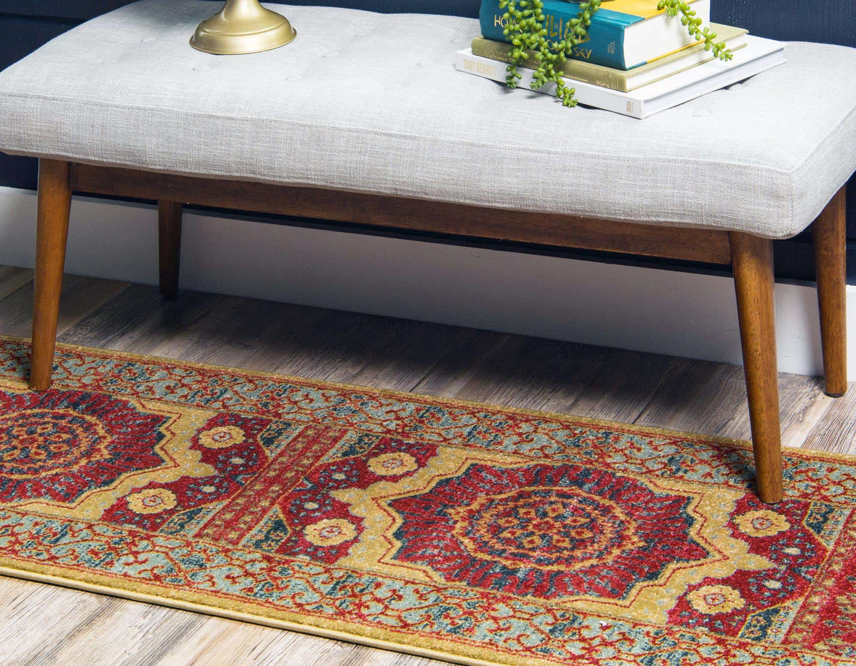 Läufer Teppich Mamluk in Rot von Hadorn™ - Lifestyle Image