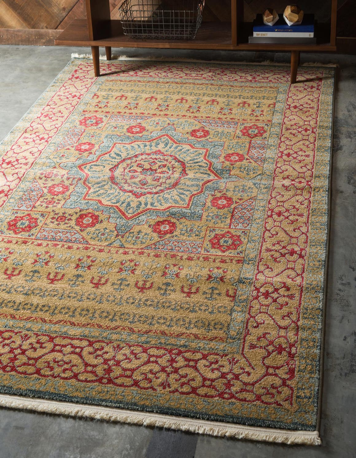 Rechteck Teppich Mamluk in Hellblau von Hadorn™ - Lifestyle Image