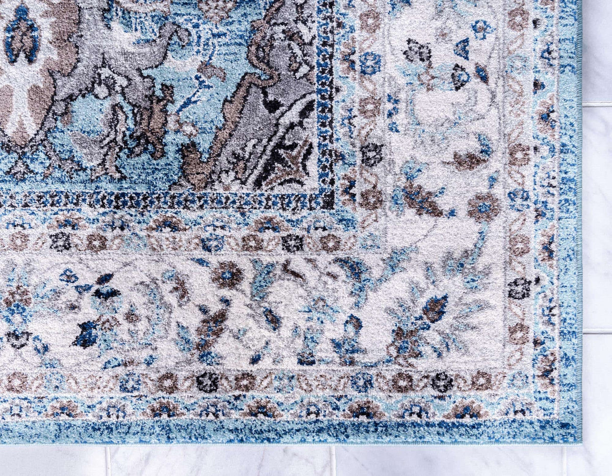 Rechteck Teppich Heritage in Hellblau von Hadorn™ - Lifestyle Image