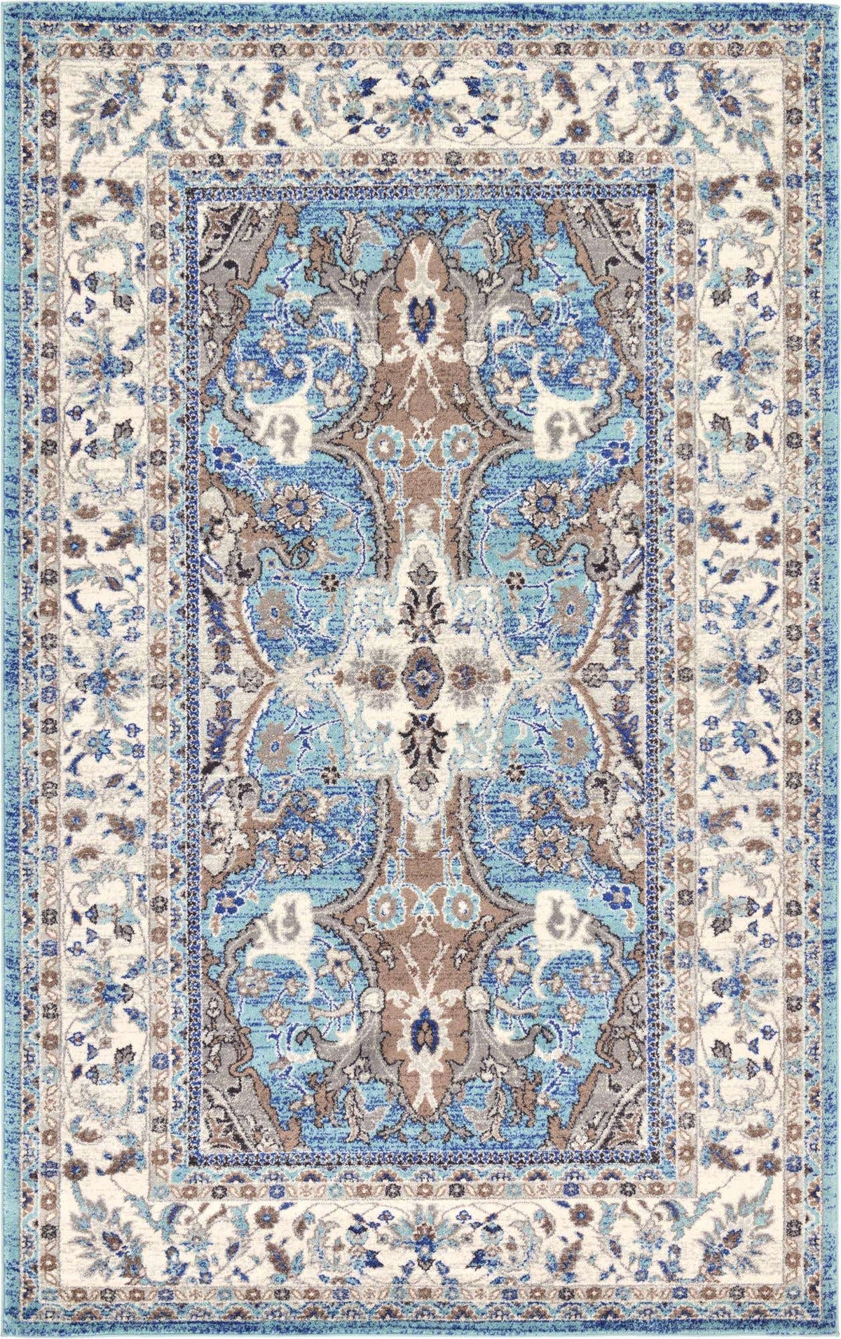 Rechteck Teppich Heritage in Hellblau von Hadorn™ - Lifestyle Image