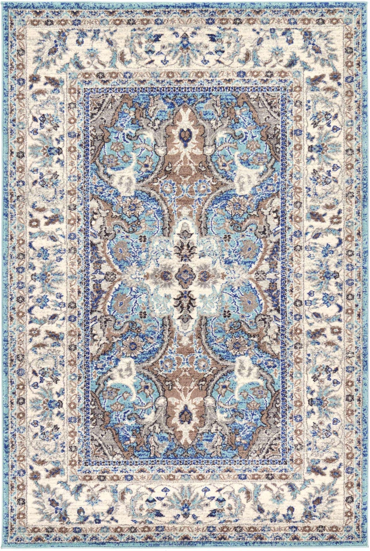 Rechteck Teppich Heritage in Hellblau von Hadorn™ - Lifestyle Image