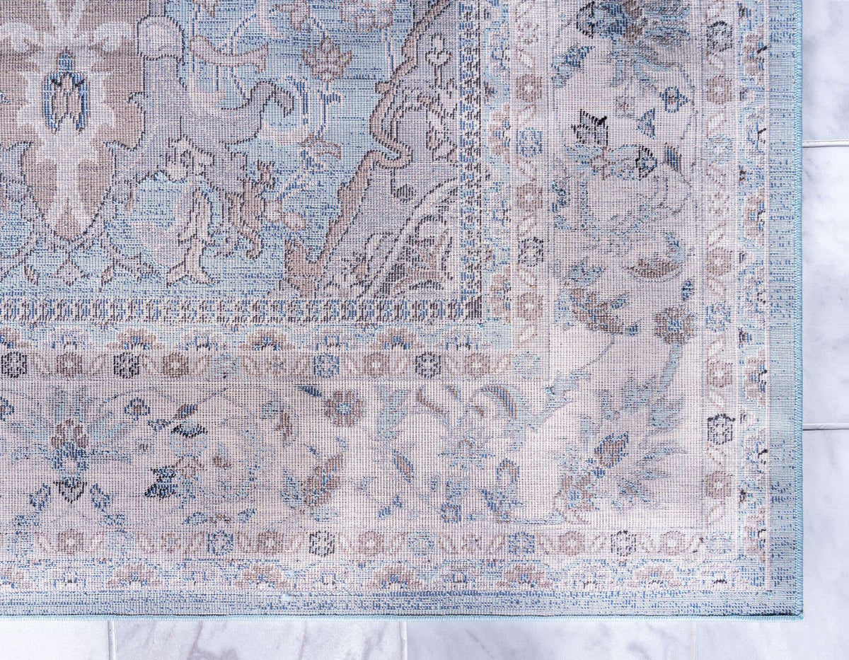 Läufer Teppich Heritage in Hellblau von Hadorn™ - Lifestyle Image