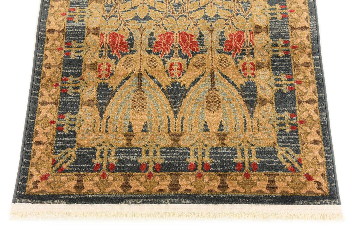 Läufer Teppich Kensington in Dunkelblau von Hadorn™ - Lifestyle Image
