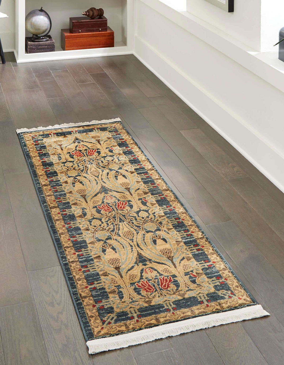 Läufer Teppich Kensington in Dunkelblau von Hadorn™ - Lifestyle Image