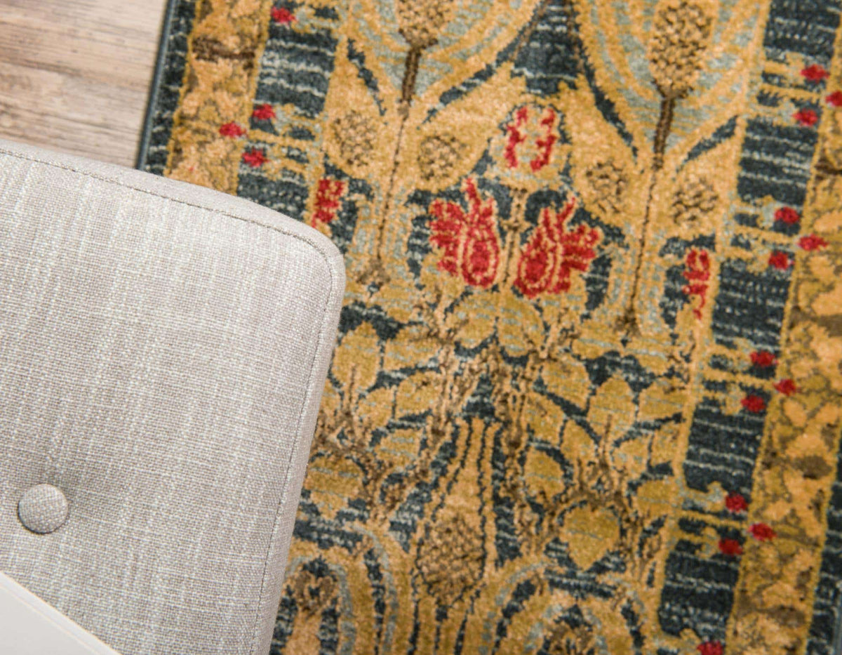 Läufer Teppich Kensington in Dunkelblau von Hadorn™ - Lifestyle Image
