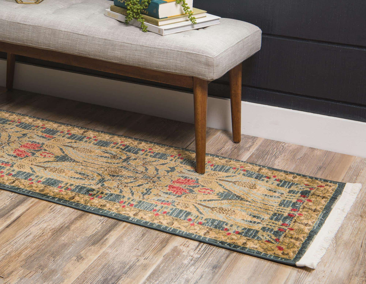 Läufer Teppich Kensington in Dunkelblau von Hadorn™ - Lifestyle Image