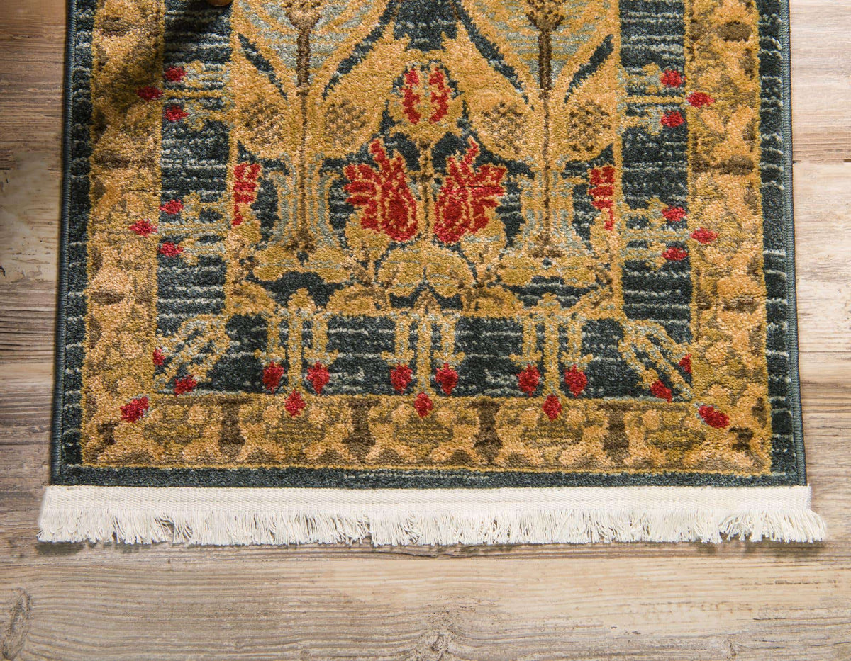 Läufer Teppich Kensington in Dunkelblau von Hadorn™ - Lifestyle Image