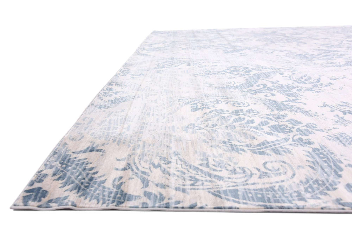 Rechteck Teppich Restoration in Blau von Hadorn™ - Lifestyle Image