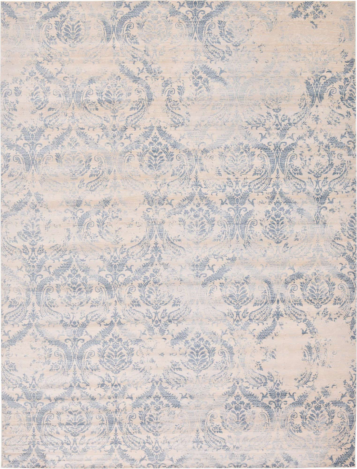 Rechteck Teppich Restoration in Blau von Hadorn™ - Lifestyle Image