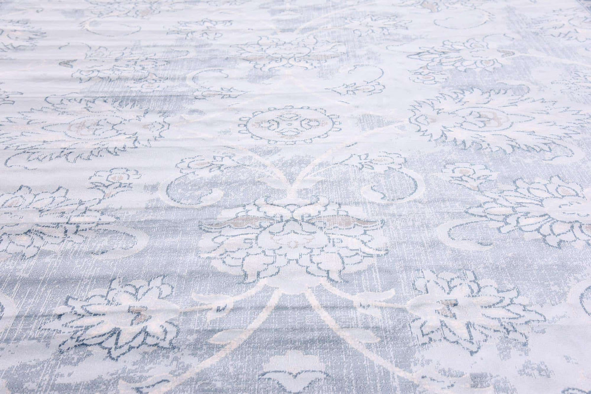 Rechteck Teppich Restoration in Hellblau von Hadorn™ - Lifestyle Image