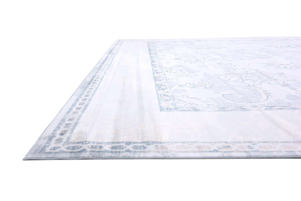 Rechteck Teppich Restoration in Hellblau von Hadorn™ - Lifestyle Image
