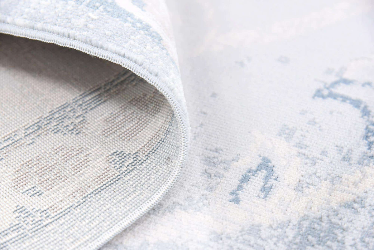 Rechteck Teppich Restoration in Hellblau von Hadorn™ - Lifestyle Image