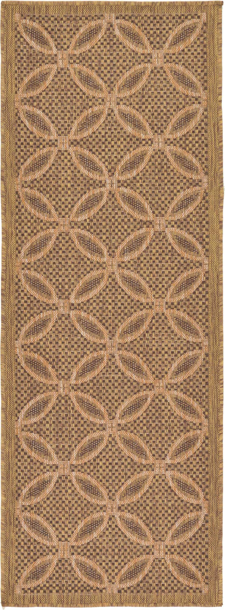 Läufer Outdoor Teppich Outdoor Trellis in Hellbraun von Hadorn™ - Lifestyle Image