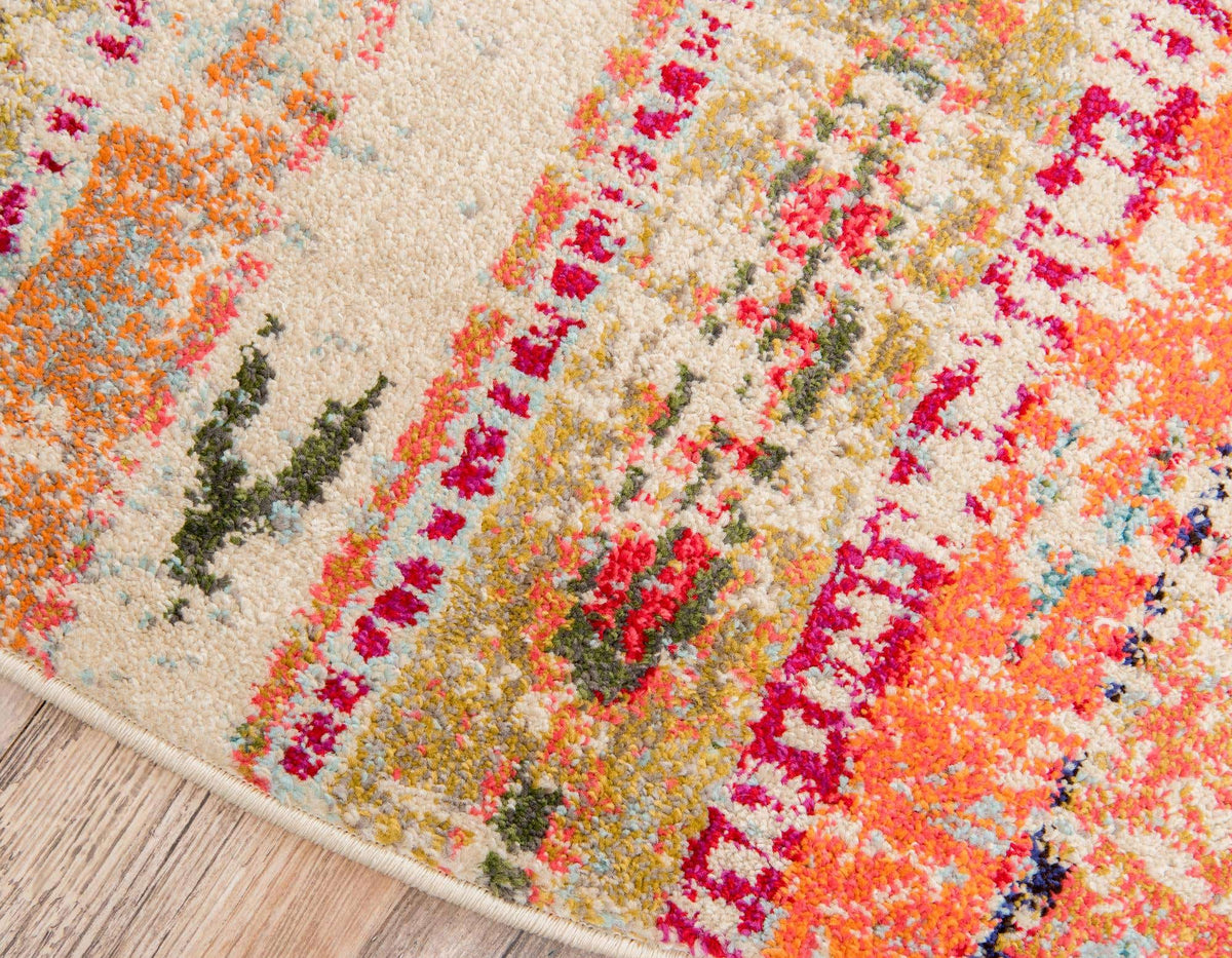 Rund Teppich Santa Fe in Mehrfarbig von Hadorn™ - Lifestyle Image