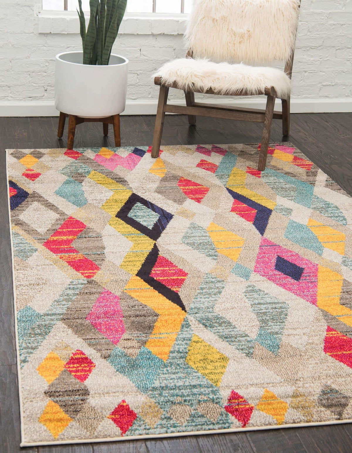 Rechteck Teppich Santa Fe in Mehrfarbig von Hadorn™ - Lifestyle Image