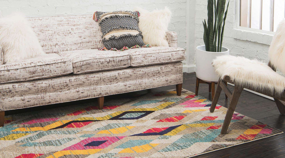 Rechteck Teppich Santa Fe in Mehrfarbig von Hadorn™ - Lifestyle Image
