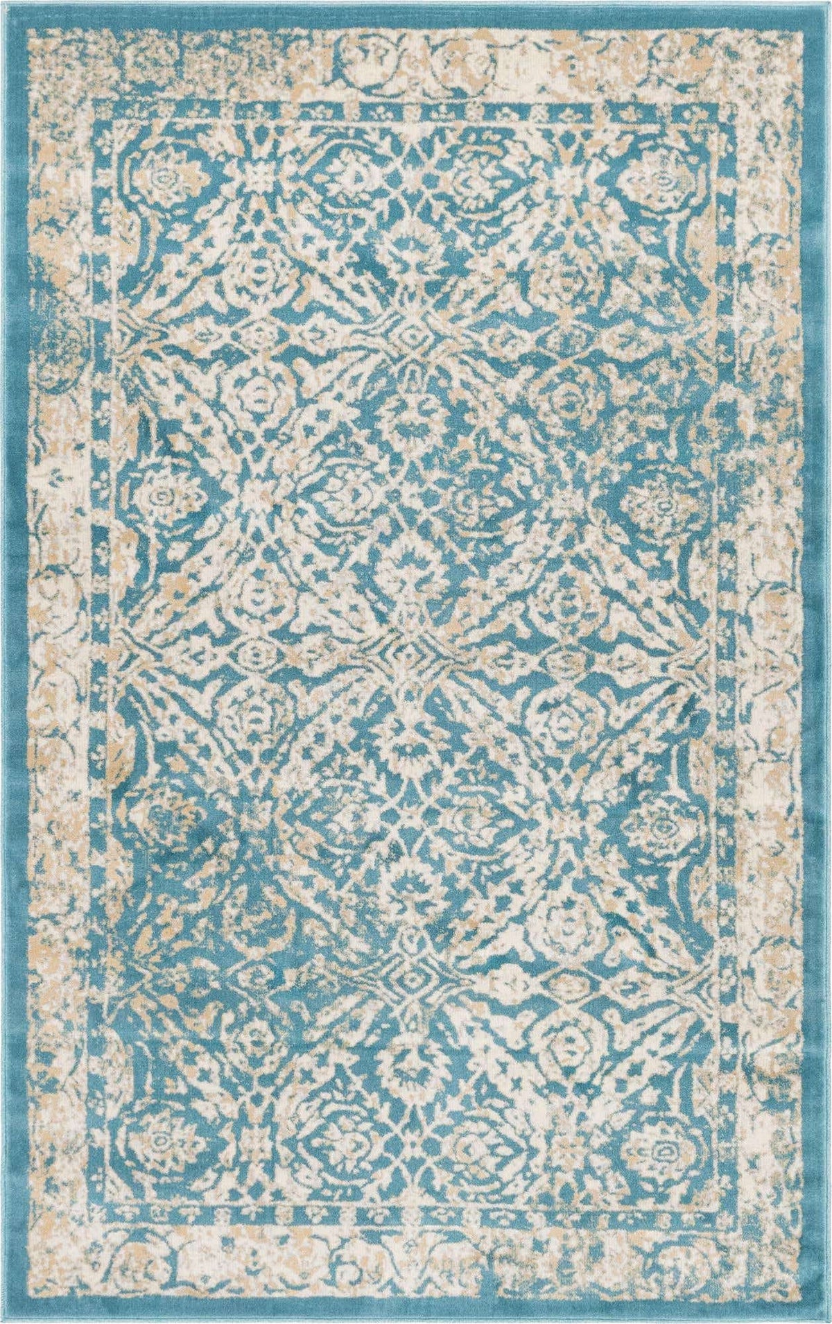 Rechteck Teppich Stockholm in Grün von Hadorn™ - Lifestyle Image