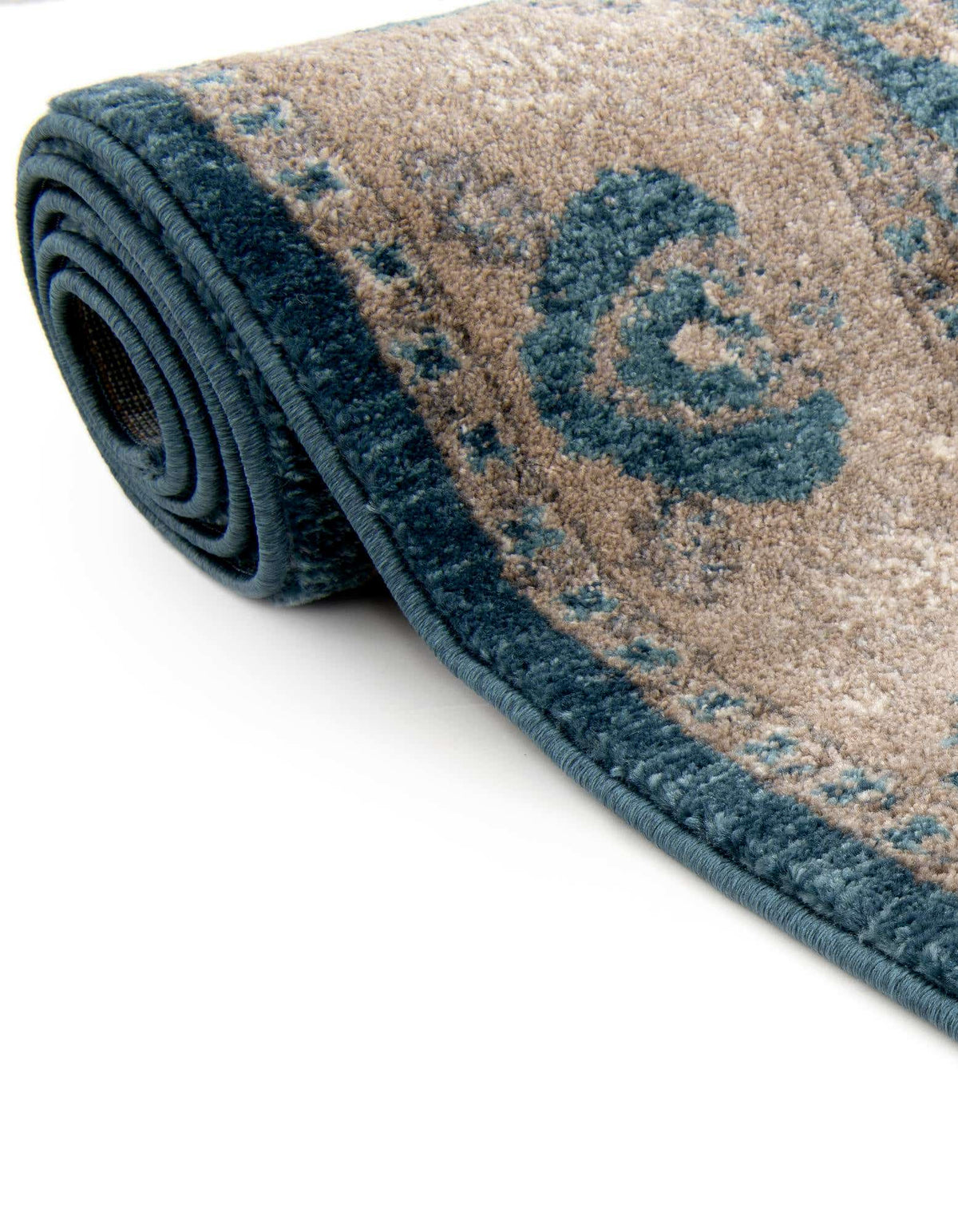Rechteck Teppich Vienna in Hellblau von Hadorn™ - Lifestyle Image
