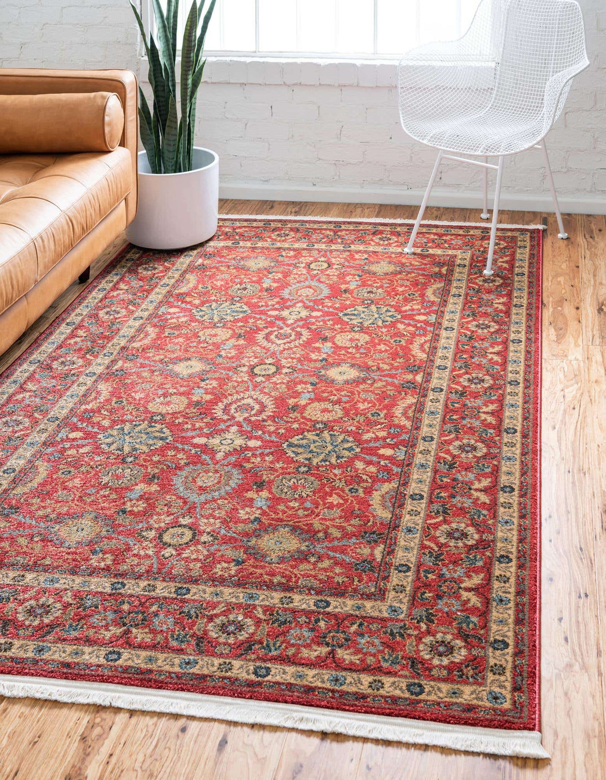 Rechteck Teppich Kensington in Rot von Hadorn™ - Lifestyle Image