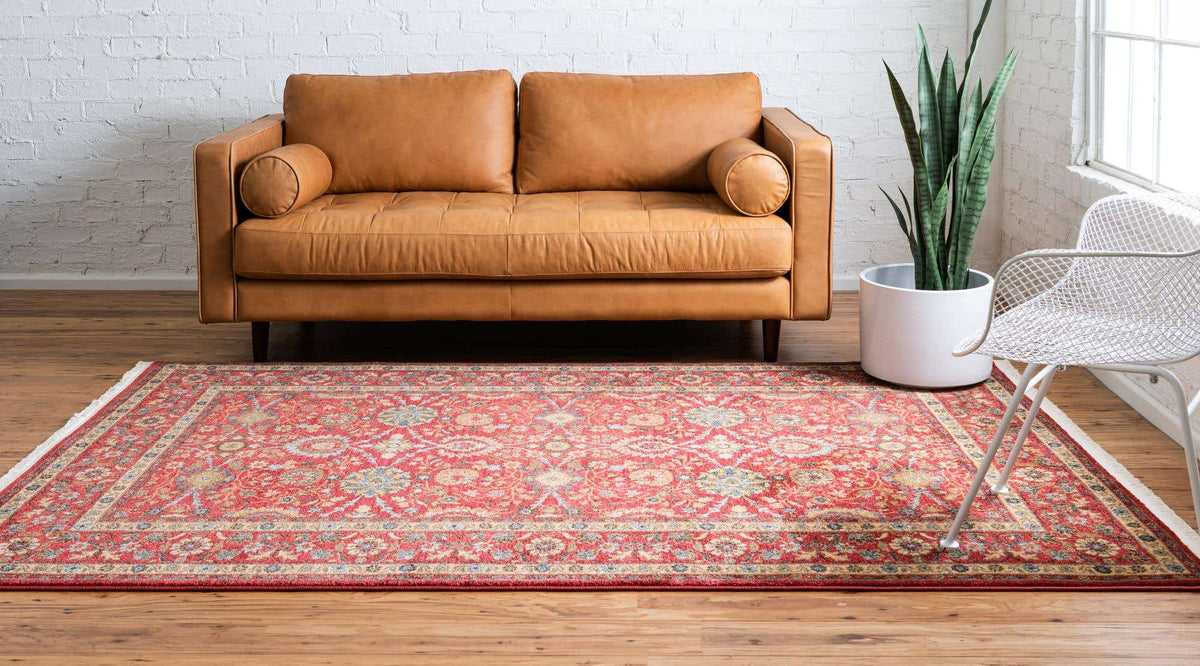 Rechteck Teppich Kensington in Rot von Hadorn™ - Lifestyle Image